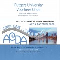 ACDA Eastern 2020 Rutgers University Voorhees Choir CDs, DVDs, and Combo Sets