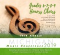 Michigan MSVMA 2019 6-7-8-9 Honors Choirs CD/DVD 1-26-19