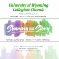 ACDA Northwestern 2020 University of Wyoming Collegiate Chorale CDs, DVDs. and Combo Sets