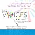  ACDA Central-North Central 2020 University of Wisconsin Eau Claire Concert Choir CD